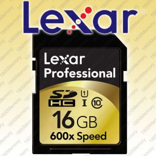 Genuine Lexar 32GB Professional 600X SDHC UHS I SD Memory Card 90MB s