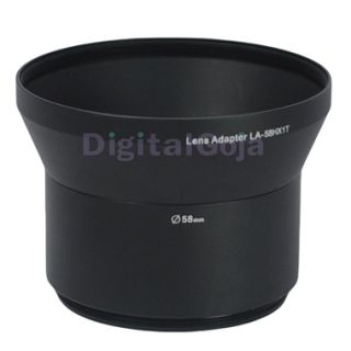 Lens Filter Adapter Tube 58mm 72mm for Sony DSC HX1