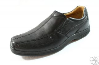 Johnston Murphy Cammon Sgore Black Slip on Loafers Mens Shoes New Size
