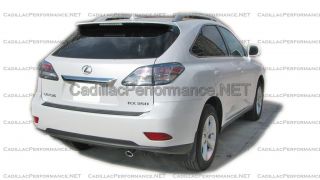2009 2012 lexus rx polished exhaust tip single exhaust tip