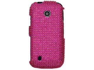 Pink Bling Rhinestone Case Cover LG Cosmos Touch VN270