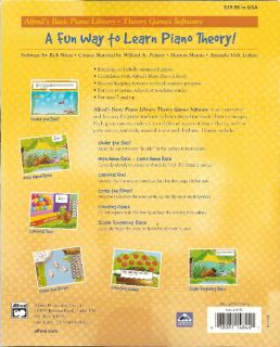 Piano Library Theory Games Software   Levels 3   5 Software Cover