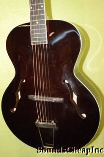 The Loar LH 600 Archtop Acoustic Guitar Black B