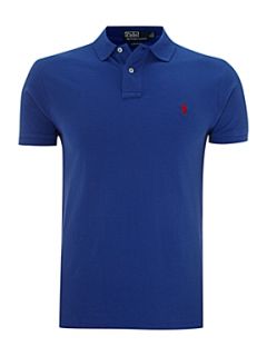 Polo Ralph Lauren Classic custom fitted polo shirt Mid Blue   