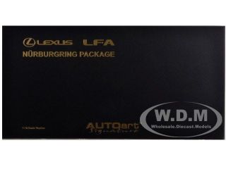 Lexus LFA Nurbürgring Package Orange 1 18 Diecast Car Model Autoart