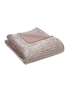 Casa Couture Velvet circles bedspread in lilac   