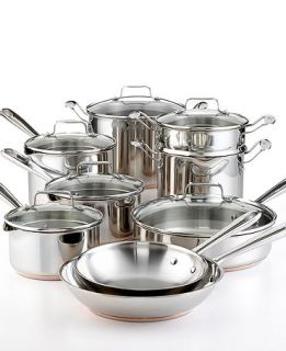 Steel Copper Cookware, 14 Piece Set   Cookware   Kitchen