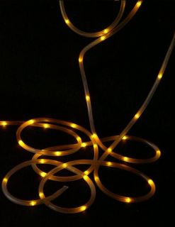 Battery Rope 50 LED String Garden Wedding Lights Yellow