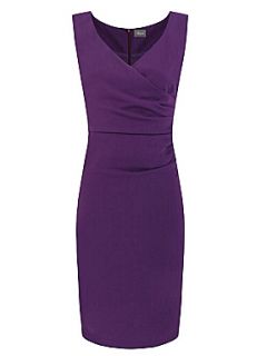 Alexon Purple chiffon cross front dress Purple   