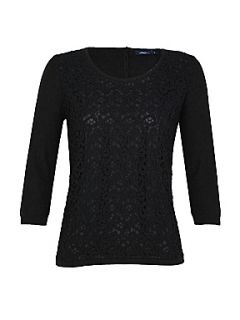 Homepage  Clearance  Women  Knitwear  Dash Lace Front Jumper