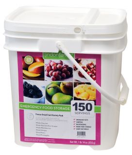 Lindon Farms 150 Serving Freeze Dried Tropical Fruit Bucket 20 Year