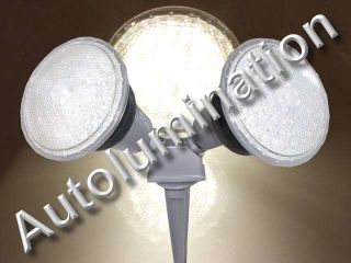 120 LED Floodlight Par 38 Dual Stake Light 220 240 Volt