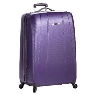 Delsey Luggage Helium Shadow Lightweight 4 Wheel Spinner Purple