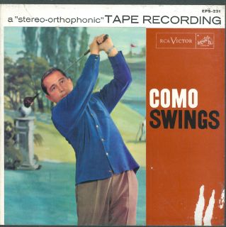 Reel to Reel Tape 2 Track RCA Perry Como Swings 7½