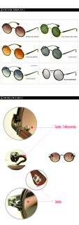 New Classisc Fashion Vintage Round LINDA FARROW LUXE Sunglasses KS633
