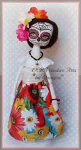 Please meet ~*~Lupe*~* Sugar Skull Art Doll. Dia de los Muertos