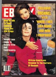 1994 Ebony RARE Magazine Michael Jackson Lisa Marie Presley