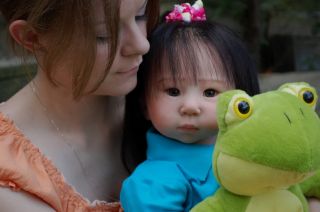 Reborn Mei Ling by Adrie Stoete OOAK Baby Girl Toddler
