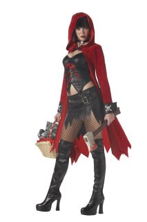 Sexy Gothic Little Red Riding Hood Rebel Toons Costume