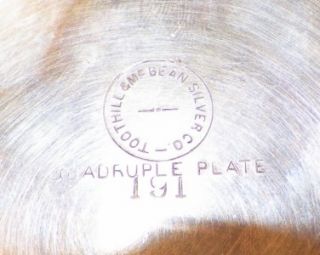 Victorian Little River Pickle Castor Silver Plate Frame EAPG Antique A