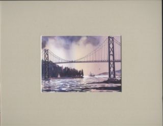 Lions Gate Bridge Vancouver Michael OToole Art