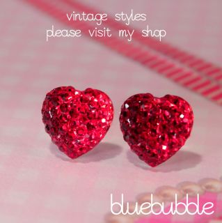 Funky Glitter Lips Earrings Disco Sparkly Cute Sweet Kitsch 70s 80s