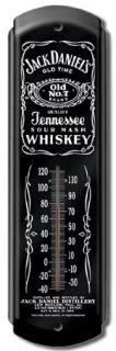 Vintage Metal Thermometer Jack Daniels Black Label