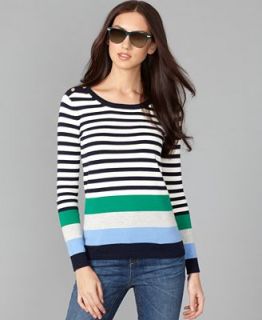 Tommy Hilfiger Sweater, Pamlico Long Sleeve Stripe Colorblock