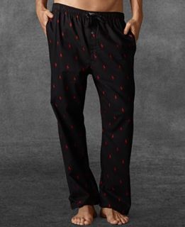 Polo Ralph Lauren Sleepwear, All Over Pony Player Flannel Pant