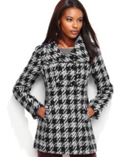 GUESS Petite Coat, Double Breasted Empire Waist   Womens Petite Coats