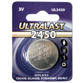 Ultralast CR2450 Lithium 3V Coin Cell Battery DL2450 CR2450N