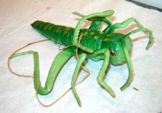 Vintage 1974 Ben Cooper Locust Grasshopper Giant Insect Rubber Monster