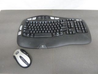 Logitech K350 Wave Cordless Wireless Keyboard MX700 Optical Mouse No