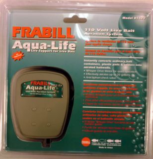 Frabill Aqua Life 110V Live Bait Aeration 1422 New
