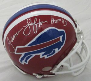 James Lofton Autographed Signed Buffalo Bills Mini Helmet w HOF Insc