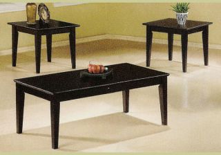 Piece Wood Coffee End Table Set Wooden Tables New