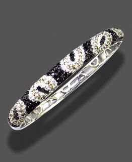 Effy Collection Diamond Bracelet, 14k White Gold Champagne and Black