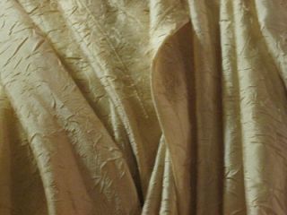 of Light Yellow Long Curtain Panels for Draping over Rod 220 Long Ea