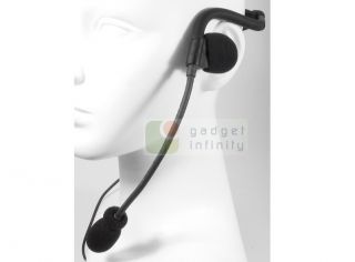 Medium DutyVOX Ear Hanger Headset w/ Boom Mic for Kenwood 2 pin