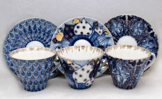Lomonosov Porcelain Cobalt Beauty 6pc
