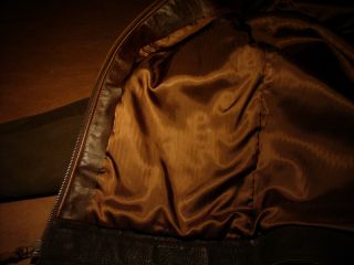 New Handmade Lonepine Goatskin Jonny B Good Jacket $1200 Hermes Tie