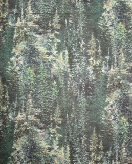 Lookout Peak Pine Tree Elk Wild Wings 100 Cotton Quilt Fabric BTY Yard