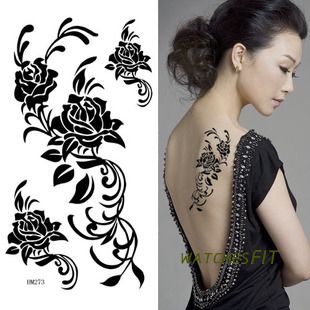 10 Sheets Blue Dragon Loong Fashion Waterproof Tattoo Sticker