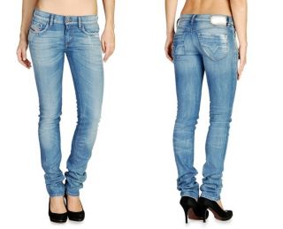 Diesel Brand Jeans Women Skinny Leg Vintage Denim Livy 00 8W7