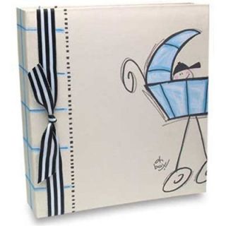 Baby Carriage Looseleaf Baby Book Boy by Penny Laine