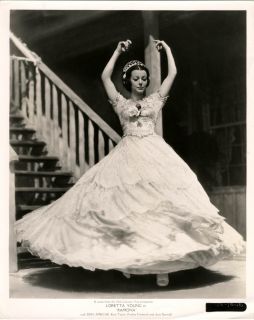 1936 Loretta Young Ramona Dancing Photograph Signature Image Vintage