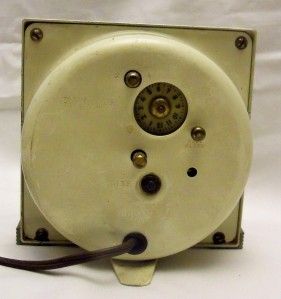 Vintage Westclox Electric Alarm Clock