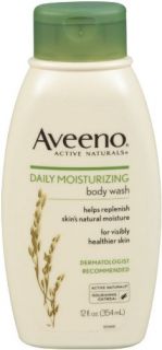 New Aveeno Daily Moisturizing Body Wash 12 Ounce Pack of 2