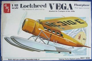 Lockheed Vega Floatplane AMT Model Kit 1 48 Vintage