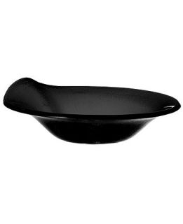 Villeroy & Boch Serveware, Cera Black Glass Deep Bowl   Casual